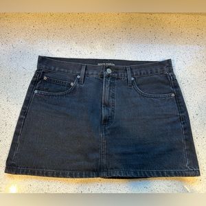 EUC The 90’s Ricci Black Denim Mini Skirt, SZ 30